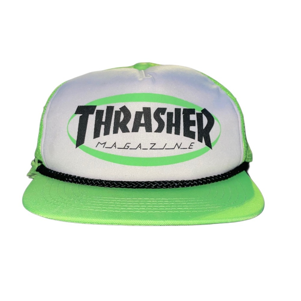 Thrasher Magazine Green and White Cap